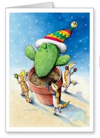 Have Yourself a Merry little Cactus! Greeting Card